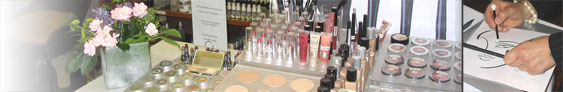 makeup bar header